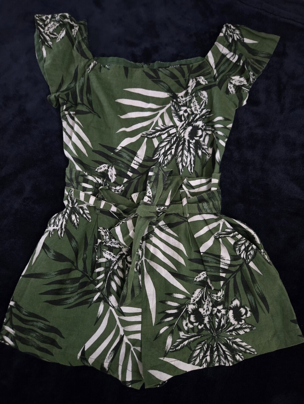 GUESS Tropical Print Romper, Size 2